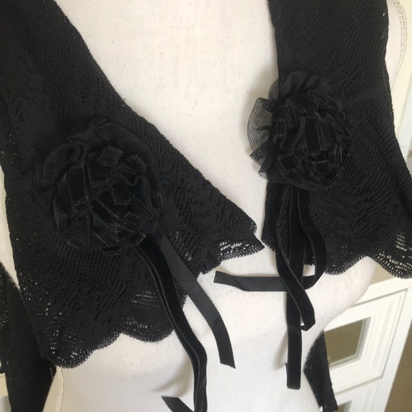 Black Lace — Classic Escada button up blouse - Picture 5 of 7